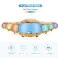 thumbnail image 3 of Essential Oil Diffuser, Daroma Aromatherapy Diffuser With Remote Control,300ml Aroma Ultrasonic Nebulizing Cool Mist Humidifier,7 Color Mood Lights & Waterless Auto-Off for Home Office Gift,Light Wood, 3 of 7