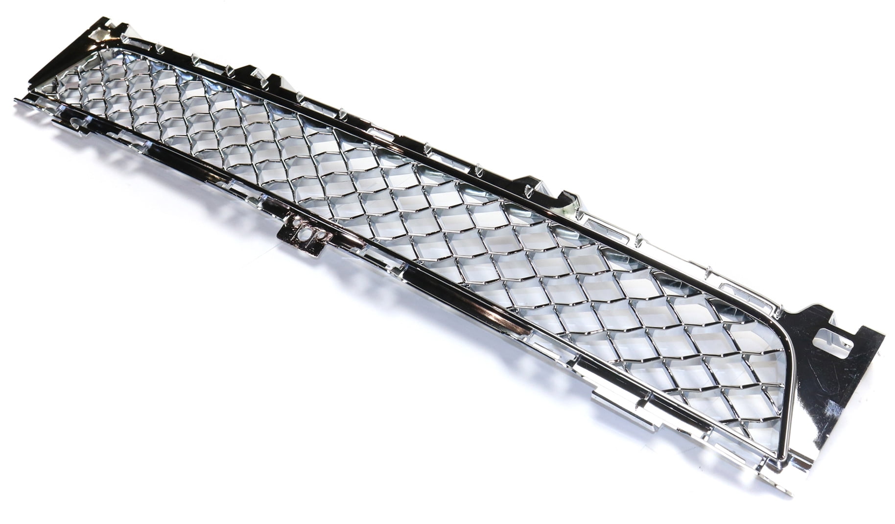 Bumper Grille Compatible With 2011-2015 Jaguar XJ 2014-2015 XJR Front, Center Chrome