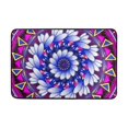 thumbnail image 1 of EREHome Tapis de Chaussure Extérieur Antidérapant pour Porte d'Entrée 23.6x15.7 Pouces Mandala Tapis Rond Extérieur Tapis d'Entrée, 1 of 2