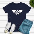 thumbnail image 1 of Wonder Female T-shirt Women Warrior T Shirts Superhero Tee Women Power Shirts Mothers Day Gift Harajuku Casual Tees TopsL Gao Jinjia LED, 1 of 2