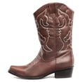 thumbnail image 4 of SheSole Women's Western Cowgirl Cowboy Boots Female Brown, 4 of 7