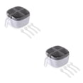 thumbnail image 4 of Caja de condimentos Yuarrent Frasco con cucharas Bote de especias Almacenamiento de condimentos Compartimiento independiente Tapa transparente, 4 of 6