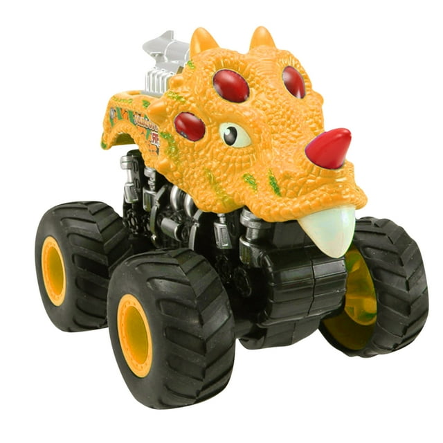 Coche de juguete de dinosaurio para niños, vehículo utilitario deportivo inercial con tracción en las cuatro ruedas Wmkox8yii shdjk1956