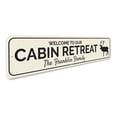 thumbnail image 3 of Cabin Retreat Novelty Decor, Metal Wall Sign - 4x18 Inches, 3 of 4
