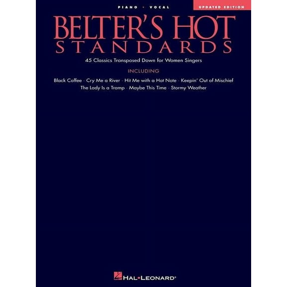 Hal Leonard The Belter's Book of Standards Book
