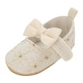 thumbnail image 1 of XDZJLR Infant Shoes New Pattern Fashion Cute Bow Decoration Hook Loop Non Slip Sneaker, 1 of 7