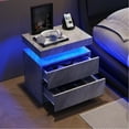 thumbnail image 2 of Bedroom Side Table | Adjustable strobe and brightness for use | Engineered wood setup | Organize personal belongings neatly, 2 of 2