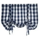 thumbnail image 2 of Cenefas de cuadros escoceses de búfalo para ventanas de cocina, cortinas de cafetería, cortinas de ventana campestres Azul 80x140cm, 2 of 9
