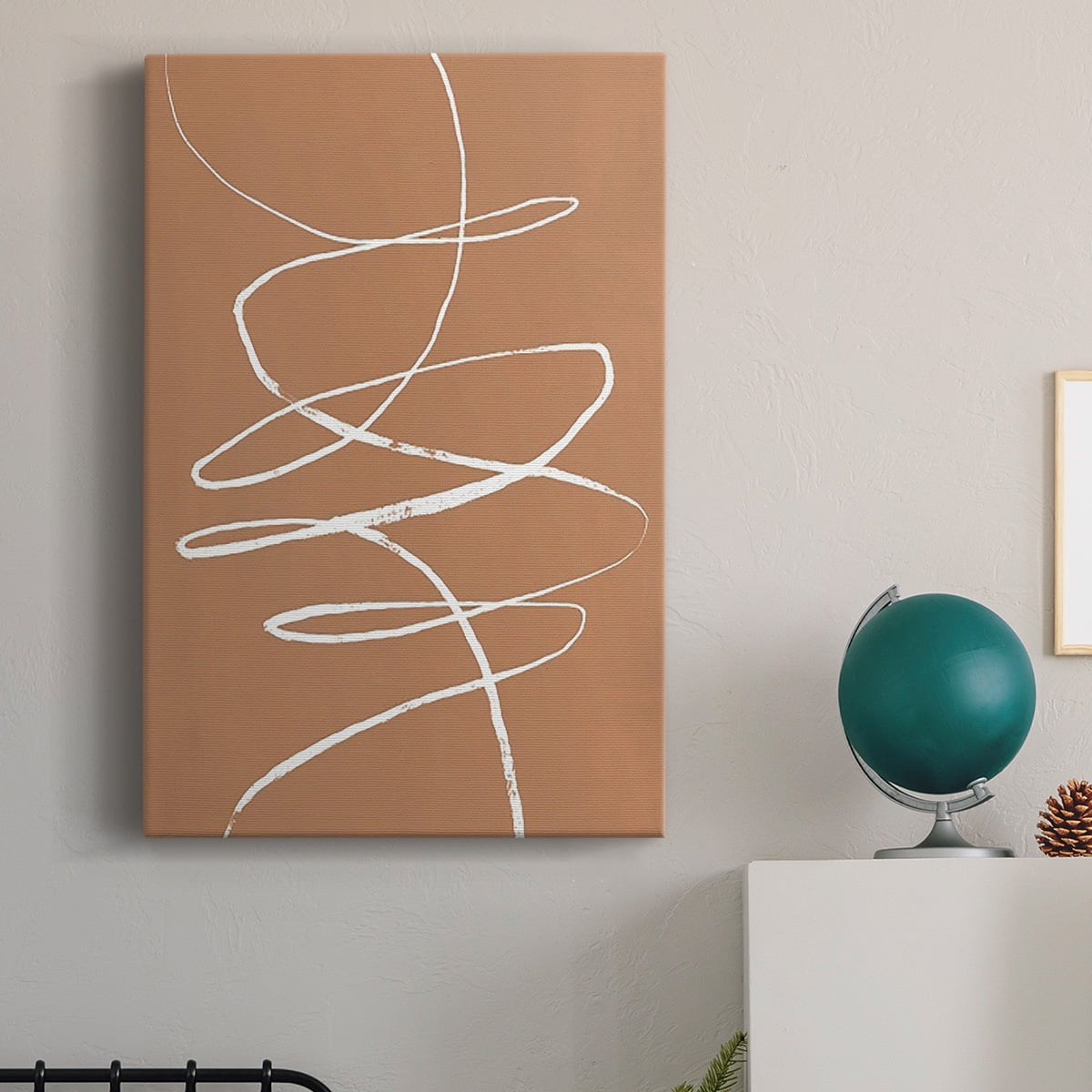 Terracotta Drift II Premium Gallery Wrapped Canvas - Ready to Hang
