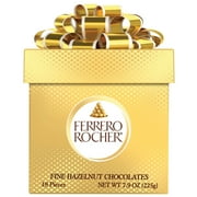Ferrero Rocher Premium Gourmet Milk Chocolate Hazelnut, Chocolates for Gifting, 18 Count