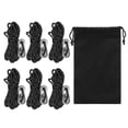 thumbnail image 1 of 3mm 13ft Tent Cord Tensioner Set Reflective Rope with Adjuster Camping Canopy Tent Guyline, 1 of 8