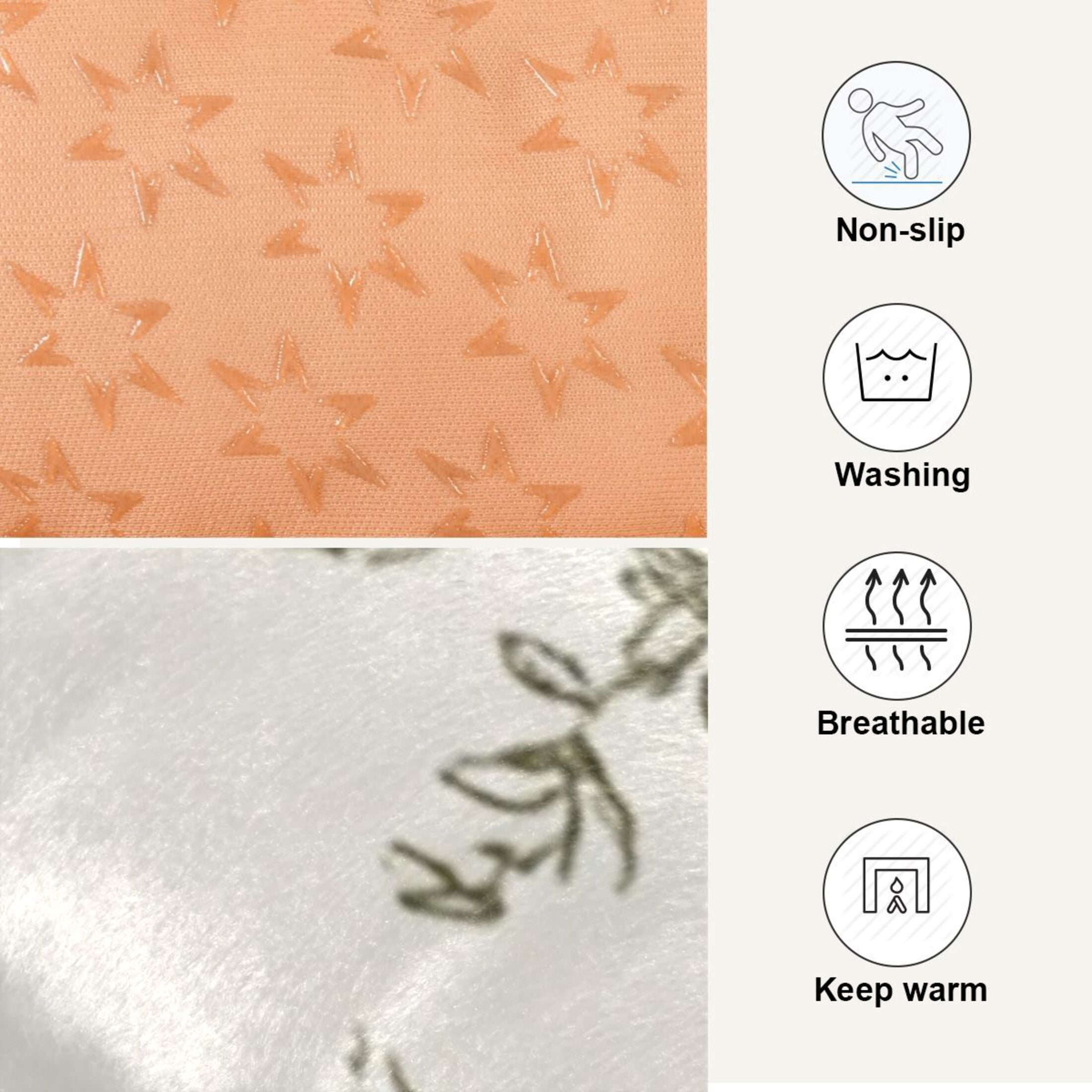 Cozy Mat Pet Bed Indoor Outdoor Warm Soft For Cat Dog Puppy(S/M) Delicate Floral Patterns