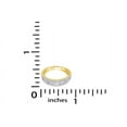 thumbnail image 5 of AFFY 0.04CT White Natural Diamond Accent Wedding Band Ring for Women 14K Yellow Gold over Silver-5, 5 of 5