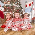 thumbnail image 2 of Parent-child Christmas Pajamas Two-piece Set Tops Pants Family Pyjamas, 2 of 3