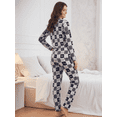 thumbnail image 3 of Pijama Afelpada Mujer Polar Pantalón Sudadera, 3 of 5