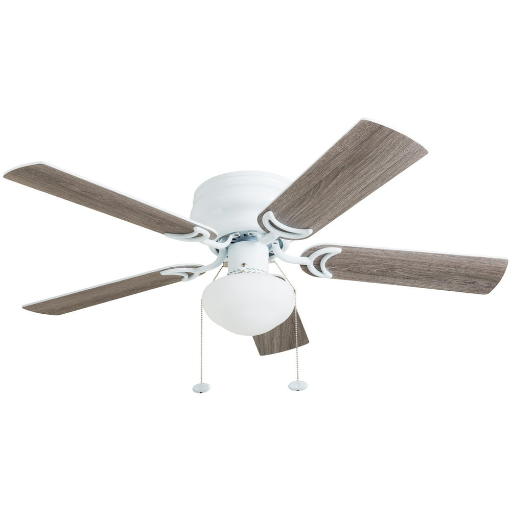 Prominence Home 42" Alvina Flush Mount Indoor White Ceiling Fan
