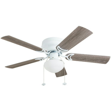 White Hugger Ceiling Fan 5 Blade, Harbor Breeze Ceiling Fan Bulb Size Chart