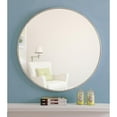 thumbnail image 3 of Metal frame Round Mirror 32 inch Silver finish, 3 of 10