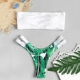 thumbnail image 2 of Hinvhai Womens swimsuits clearance,Women Floral Print Bikini Set Push-Up Swimsuit Beachwear Padded Swimwear White M(M), 2 of 7