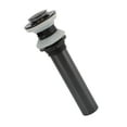 thumbnail image 4 of Tapón de drenaje de latón Ticfox para lavabo de baño con desagüe de fregadero negro, 4 of 14