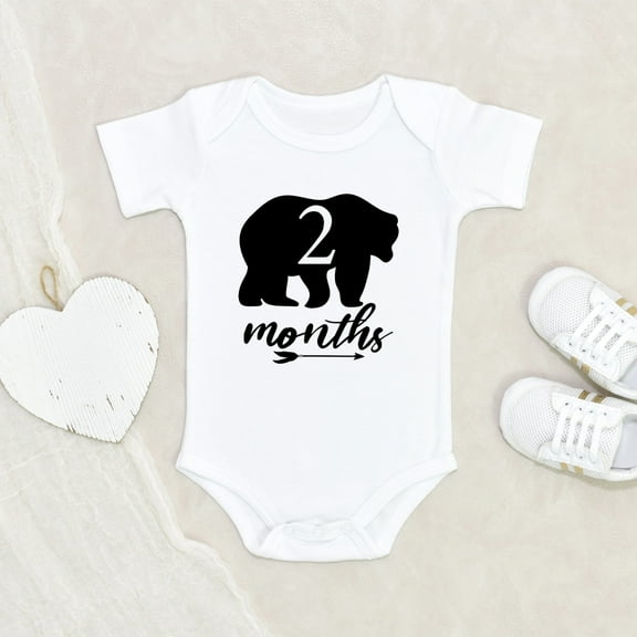 Newbabywishes - Adorable Second Beary Milestones Baby Clothes for Boys and Girls - Baby Clothing