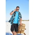 thumbnail image 3 of Men's Big & Tall Tropical Rayon Short-Sleeve Shirt, 3 of 3