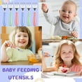 thumbnail image 3 of 12Pcs Toddler Forks,Stainless Steel Toddler Utensils Baby Forks,Kids Forks Children's Cutlery for Self Feeding,BPA Free Kids Metal Forks with Round Handle for Boys Girls Dining,Dishwasher Safe, 3 of 6
