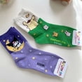 thumbnail image 4 of Sanrio-calcetines largos de Anime para niña, Hello Kitty, Kuromi Melody, Cinnamoroll, Y2K, Harajuku, mantener el calor, regalo informal, 4 of 4