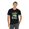 thumbnail image 6 of Fishing I love Large Mouth On My Rod Unisex Jersey Short Sleeve Tee, 6 of 12