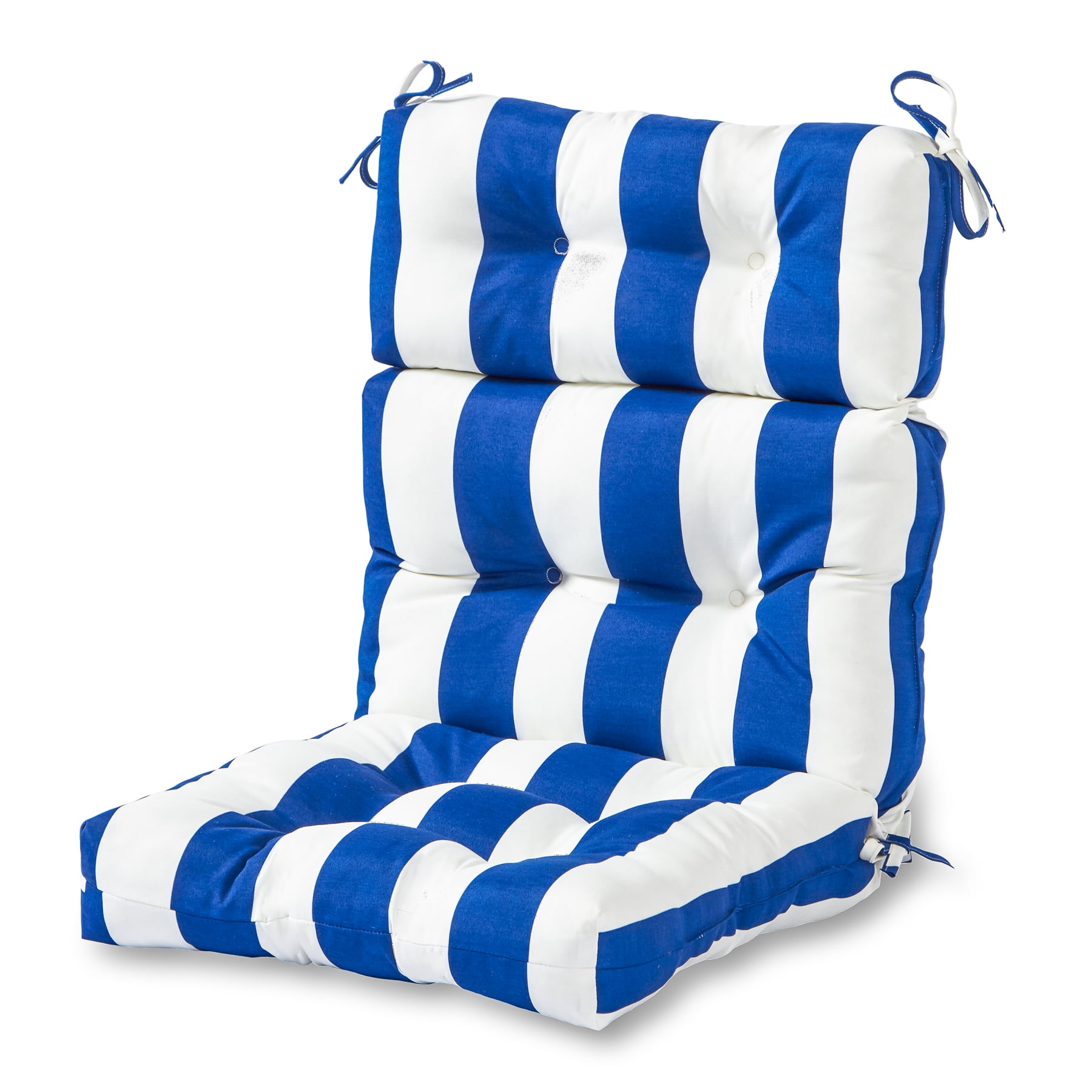 Greendale Home Fashions Cabana Stripe Outdoor High Back Chair