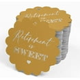 thumbnail image 4 of Inkdotpot Pack Of 100 Real Silver Foil Paper Tags Retirement Is Sweet Text Favor Hang Tags, 4 of 6