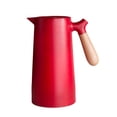 thumbnail image 2 of Hervidor de agua nórdico de 100 ml con aislamiento térmico para el hogar, olla de vidrio con aislamiento térmico rojo, 2 of 8