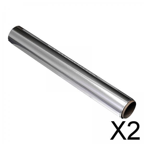2x Envuelva Papel de Aluminio, Hojas de Papel de Aluminio, Papel de Aluminio Antiadherente, Papel de Aluminio Comercial, Papel de Horno de Freidora de 2 piezas