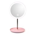 thumbnail image 1 of Labymos Fashion LED Light Makeup Mirror Table Lamp 360° Rotation Brightness Adjustable Beauty Cosmetic Mirror, 1 of 7