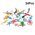 thumbnail image 2 of 24pcs Children's Educational Toys Simulation Toys Marine Animal Models Sea Ocean Animals Plastic Animal Pool Toys Set Display Models Set(Mixed Style), 2 of 8