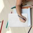 thumbnail image 3 of Miangastore Small Dry Erase Board with Lines for Kids Double-Sided Whiteboard for Learning Handheld Writing Board for Classroom and Office Dry Erase Whiteboard for Students and Teachers, 3 of 9