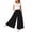 Black, variant on PBFRDSJ Women's Y2k Baggy Palazzo Wide Leg Pants Casual High Waisted Solid Pants for Lounge Wear