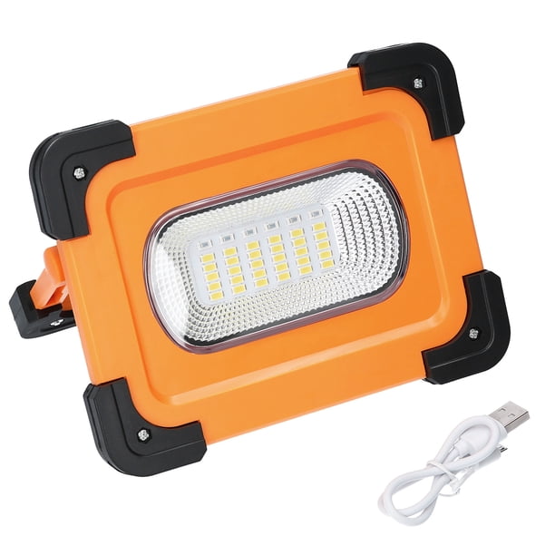 Lámpara Solar LED Portátil con 4 Modos de Iluminación, Imán Fuerte y Función de Power Bank para Camping y Emergencias, 30-70㎡ de Cobertura, 30W, Luz Blanca y Parpadeo Rojo/Azul.