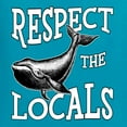 thumbnail image 6 of Wild Bobby Respect The Locals Save Our Oceans Whale Animal Lover Men Graphic Tee, Light Turquoise, 4X-Large, 6 of 6