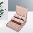 thumbnail image 1 of 3 Props, Elegant Creative Flannel Display Stand Display Holder Case for Bracelets Rings Necklace Showroom Home Beige, 1 of 8