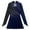 Navy Blue, variant on Raenseen Women Adult Gymnastics Ballet Dance Skirted Leotard Lyrical Figure Ice Skating Dress White S