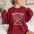 thumbnail image 3 of Jollimate Jesus Club Making Disciples Sweatshirt, Christian Athletic Faith Pullover, Gift for Women, 3 of 6