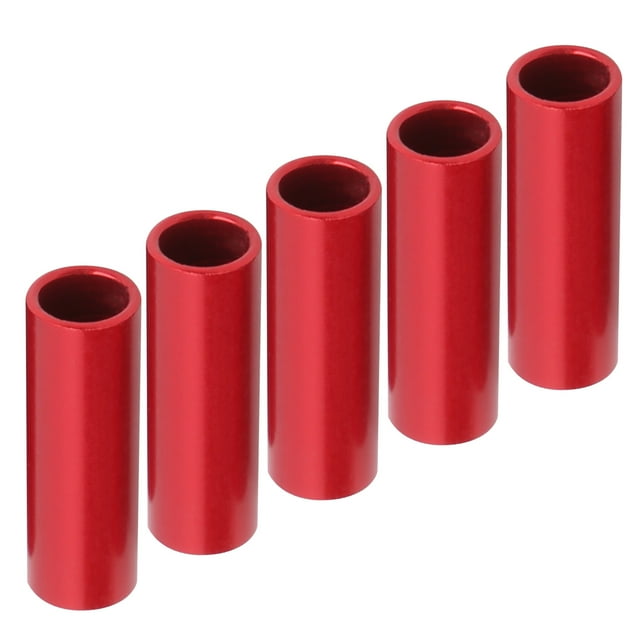 Bike Cable End , High Strength Brake Cable End 4mm Aluminum Alloy For Mountain Road Bike Red