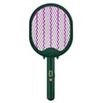 thumbnail image 2 of Electric Fly Swatter 3000V Electric Insect Racket USB Rechargeable Bug Zapper Mosquito Killer Pest Insects Control Mosquito Killer Racket for Home Bedroom Office Patio Safe(Green), 2 of 9