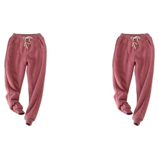 kurtrusly Warm And Stay Fashionable Womens Winter Trousers Designed For Both Comfort Winered M 2Set