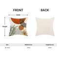 thumbnail image 2 of Boho Mid Century Pillow Covers 20x20 Set of 2,Orange Gold Throw Pillowcase Geometric Aesthetic Sunset Outdoor Farmhouse Cushion Cover for Sofa Couch Bed Living Room Decor, 2 of 6