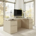 thumbnail image 3 of Stratus 72W Standing Desk with Drawers & Panel in Natural Elm - Engineered Wood, 3 of 8
