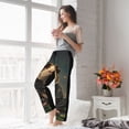 thumbnail image 4 of KLL Womens Lotus Leaf Starry Sky Guinea Pig Print Pajama Pants Soft Pajama Bottoms for Women Cozy Lounge Pants, 4 of 5