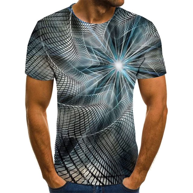 "Playera Manga Larga Hombre Camiseta Hombre Camiseta Con Gráfico Tridimensional Para Hombre, Camisetas Informales Divertidas En 3D Para Hombre, Camiseta De Verano Con Cuello Redondo, Ropa De Calle De" Xishao ropa