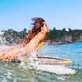 thumbnail image 4 of Gymax 37'' Lightweight Body Board w/ EPS Core XPE Deck HDPE Bottom Crescent Tail, 4 of 9